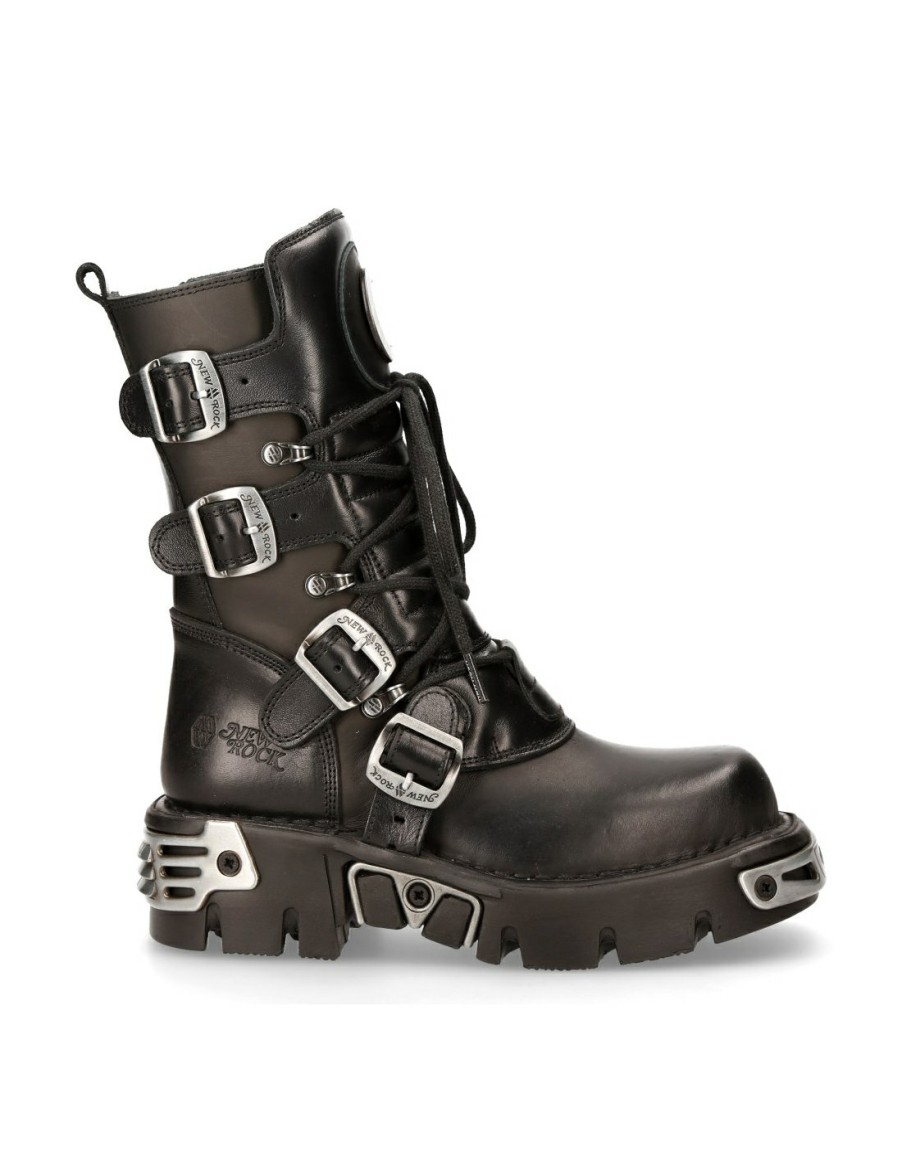 Boot Black Reactor M-373Luna-S1 | New Rock Best