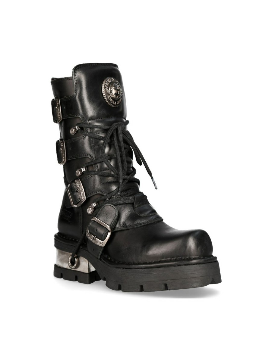 Boot Black Planing M-373-S1 | New Rock New