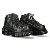 Ankle Boot Black Tower With Laces M-106Phsc-V2 | New Rock New