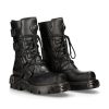 Boot Black Reactor M-373-S18 | New Rock Hot