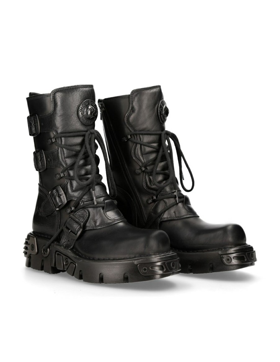 Boot Black Reactor M-373-S18 | New Rock Hot