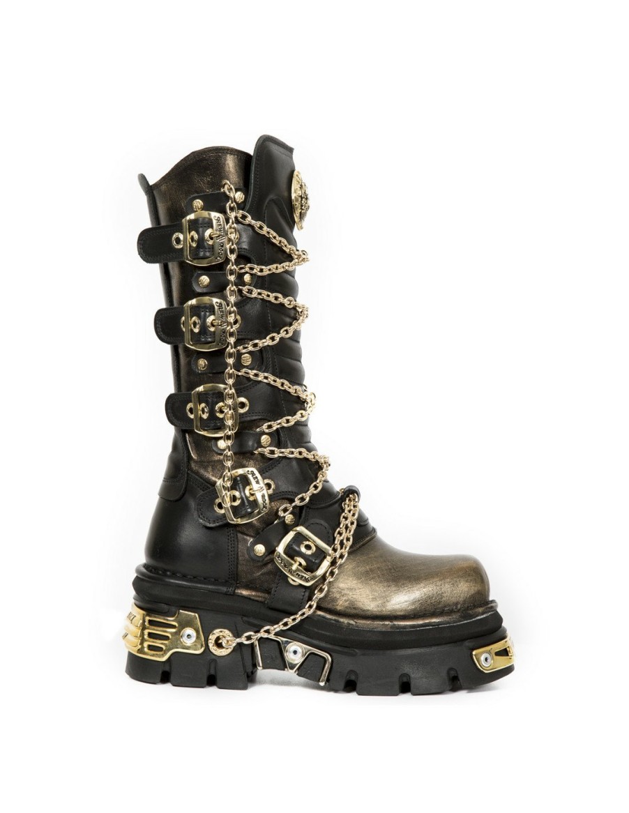 High Boot Metallic M-1013-C3 | New Rock Online