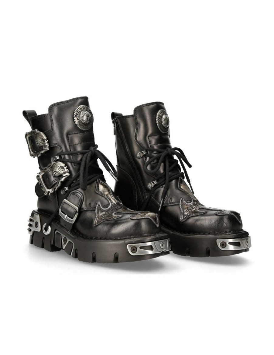 Ankle Boot Black Reactor M-407-S1 | New Rock Hot