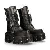 Boot Black Imperfect M-Tank373-S1 | New Rock New