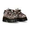 Ankle Boot Animal Print Tower With Laces M-Met011-C9 | New Rock Best