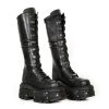 High Boot Imperfect With Laces M-Tank004-C5 | New Rock Best