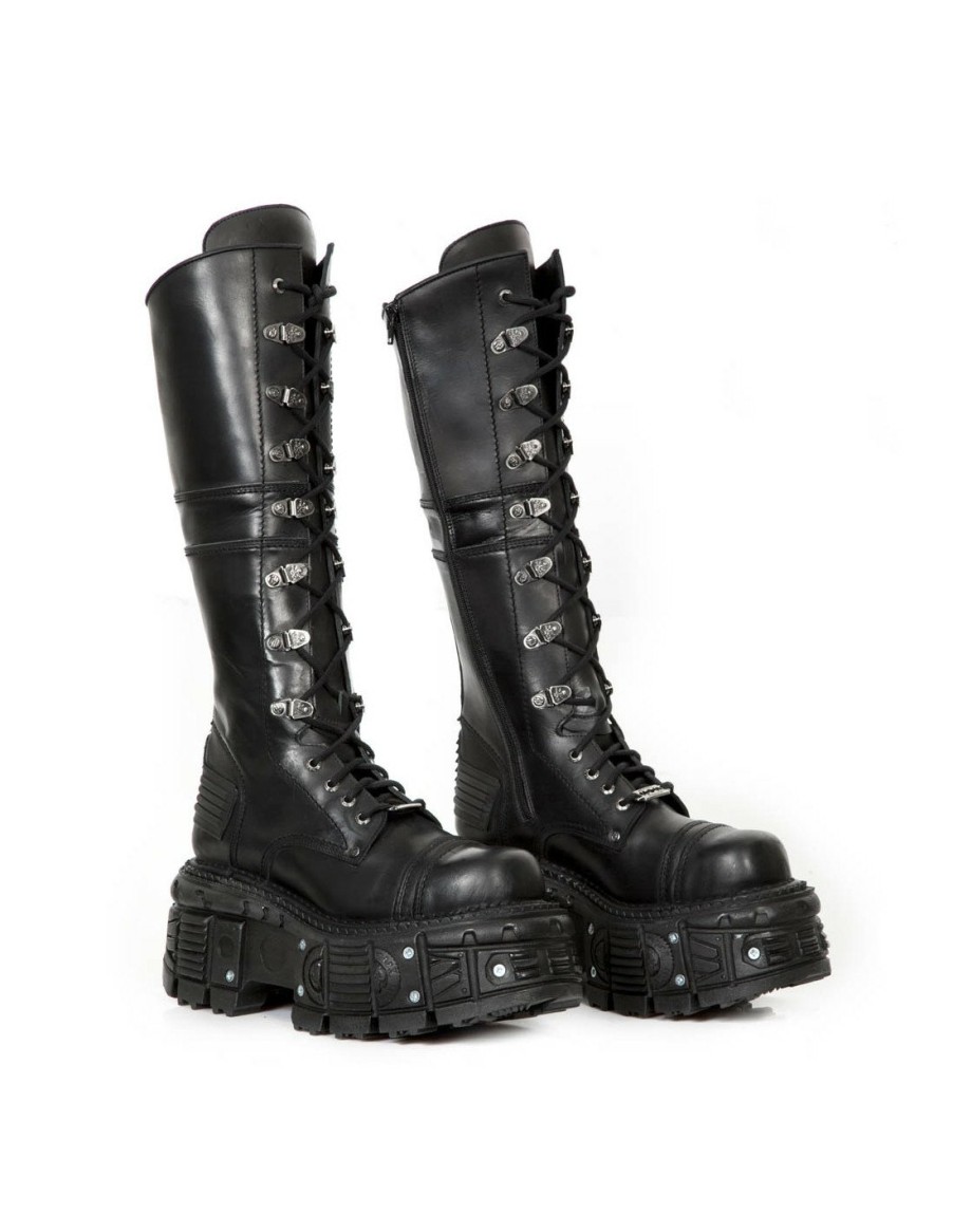 High Boot Imperfect With Laces M-Tank004-C5 | New Rock Best