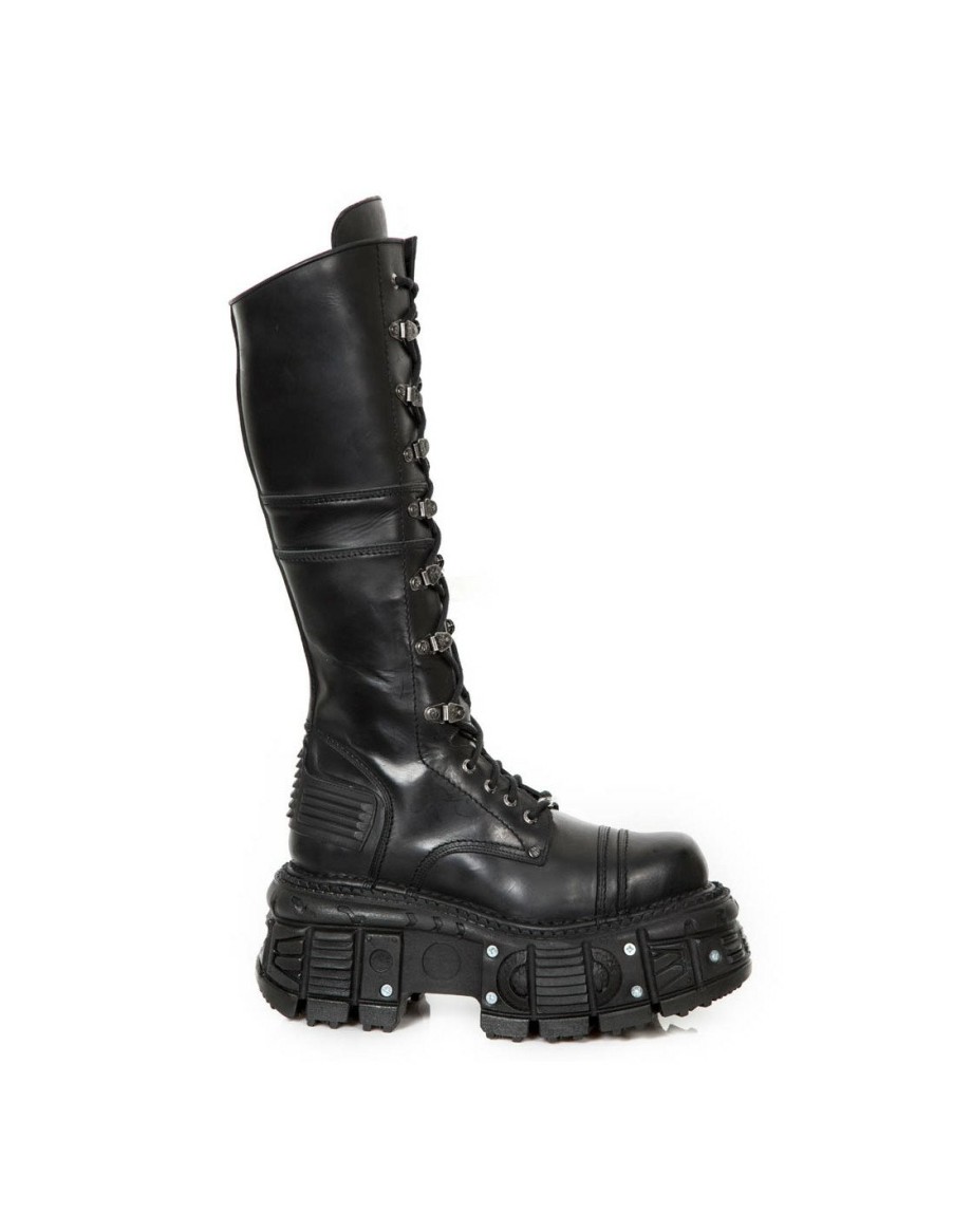 High Boot Imperfect With Laces M-Tank004-C5 | New Rock Best