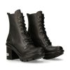 Ankle Boot Black Neotyre With Laces M-Neotyre07X-S1 | New Rock Clearance