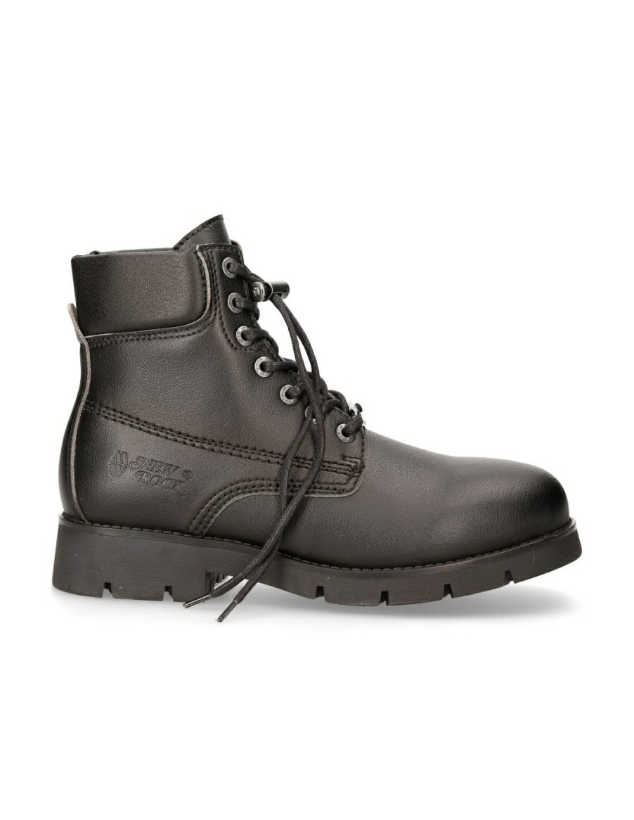 Ankle Boot Black Ranger With Laces M-Ranger046-V1 | New Rock Clearance