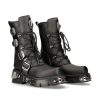 Boot Black Reactor With Laces M-373-S7 | New Rock Clearance