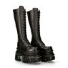 High Boot Black Imperfect With Laces M-235-C11 | New Rock New