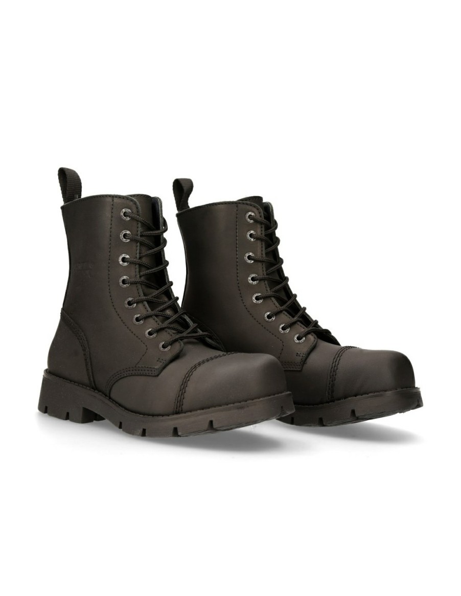 Ankle Boot Black Ranger With Laces M-Ranger008Mt-S3 | New Rock Online