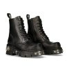 Ankle Boot Black Reactor With Laces M-Newmili083-S35 | New Rock Wholesale