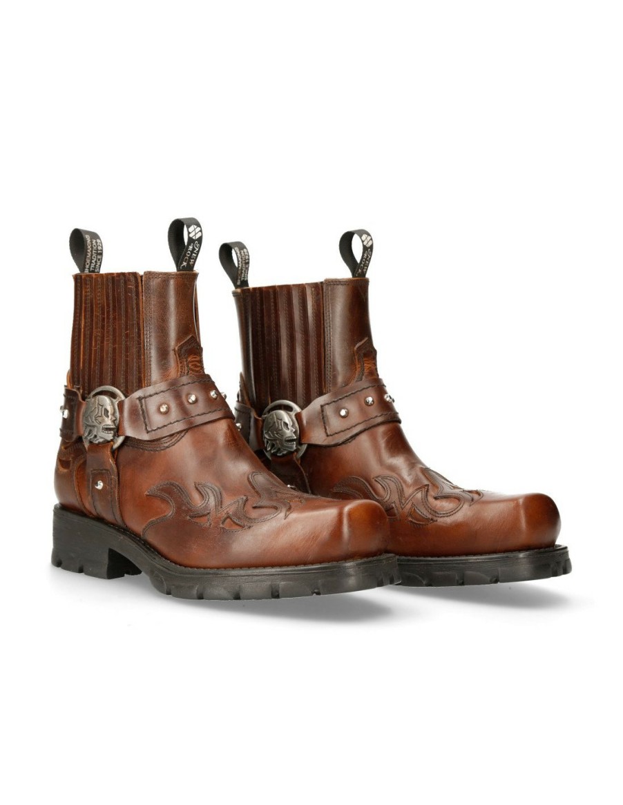 Ankle Boot Motorcycle M-7637-C1 | New Rock New