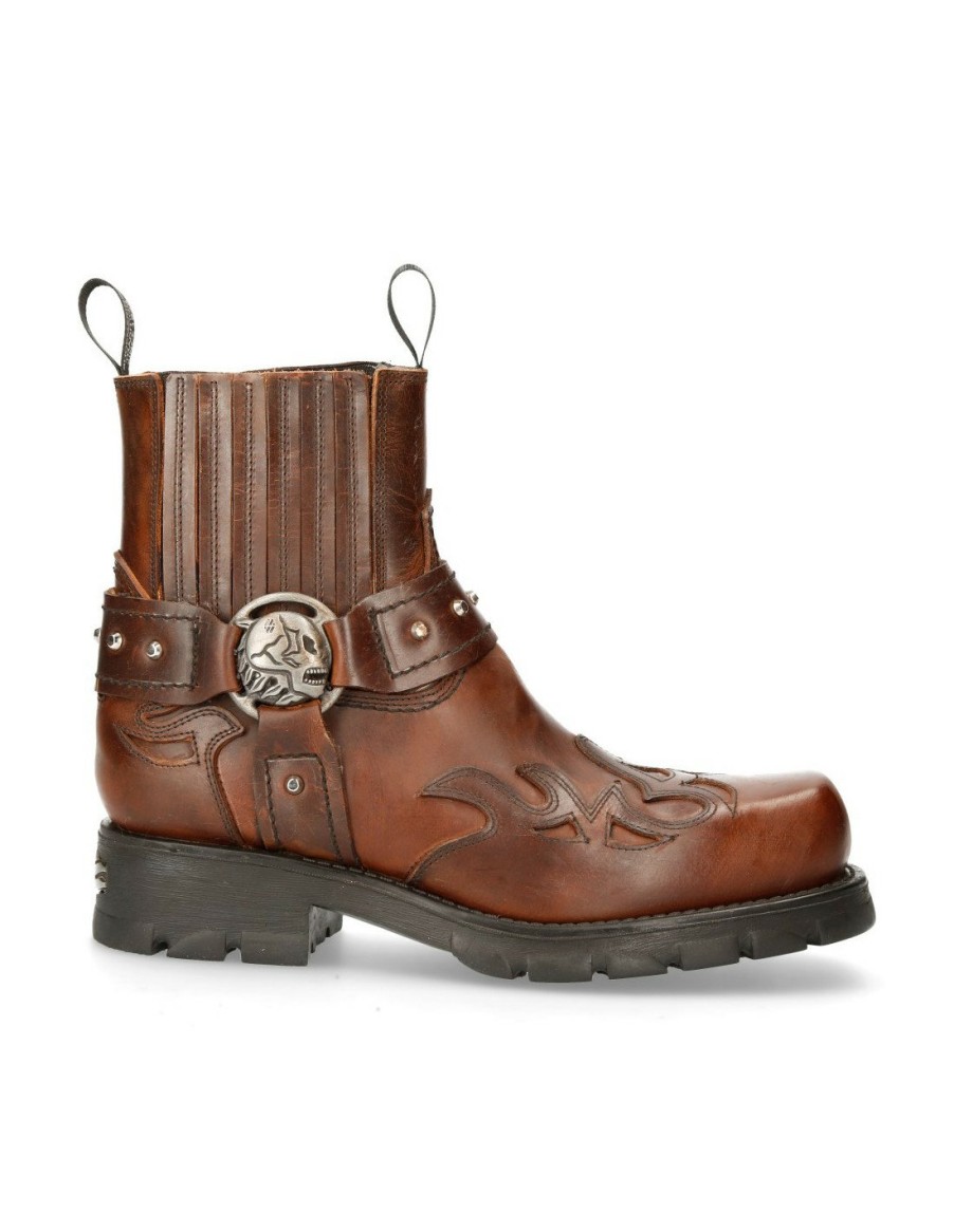 Ankle Boot Motorcycle M-7637-C1 | New Rock New