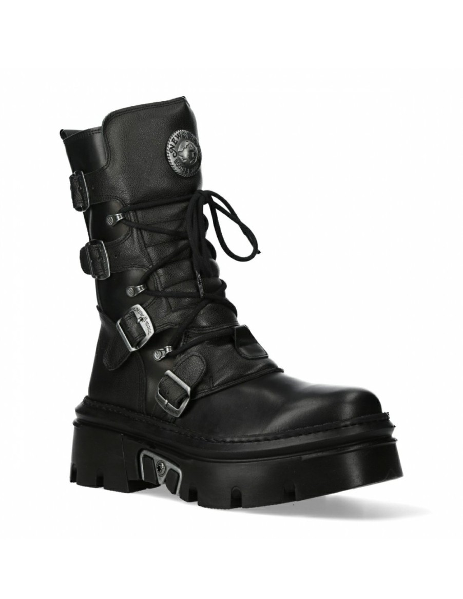 Ankle Boot Black Reactor M-Wall373-S13 | New Rock Best