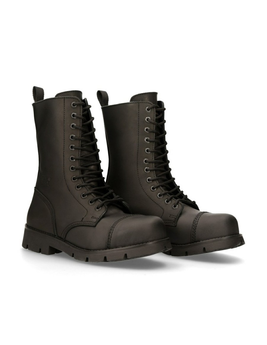 Boot Black Ranger With Laces M-Ranger112Mt-S1 | New Rock Online