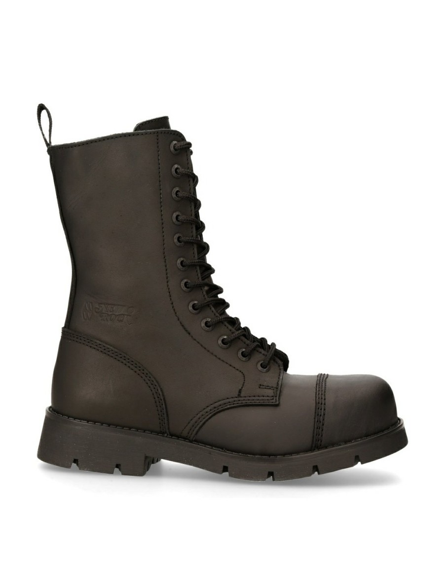 Boot Black Ranger With Laces M-Ranger112Mt-S1 | New Rock Online