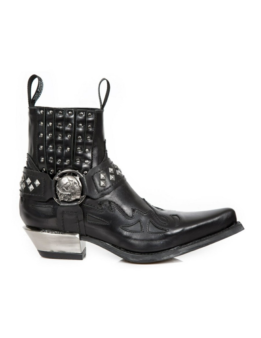 Ankle Boot Black West M-7950-S9 | New Rock Clearance