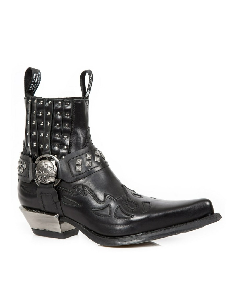 Ankle Boot Black West M-7950-S9 | New Rock Clearance