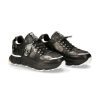 Shoe Black Spider With Laces M-Chrono005-S5 | New Rock Hot