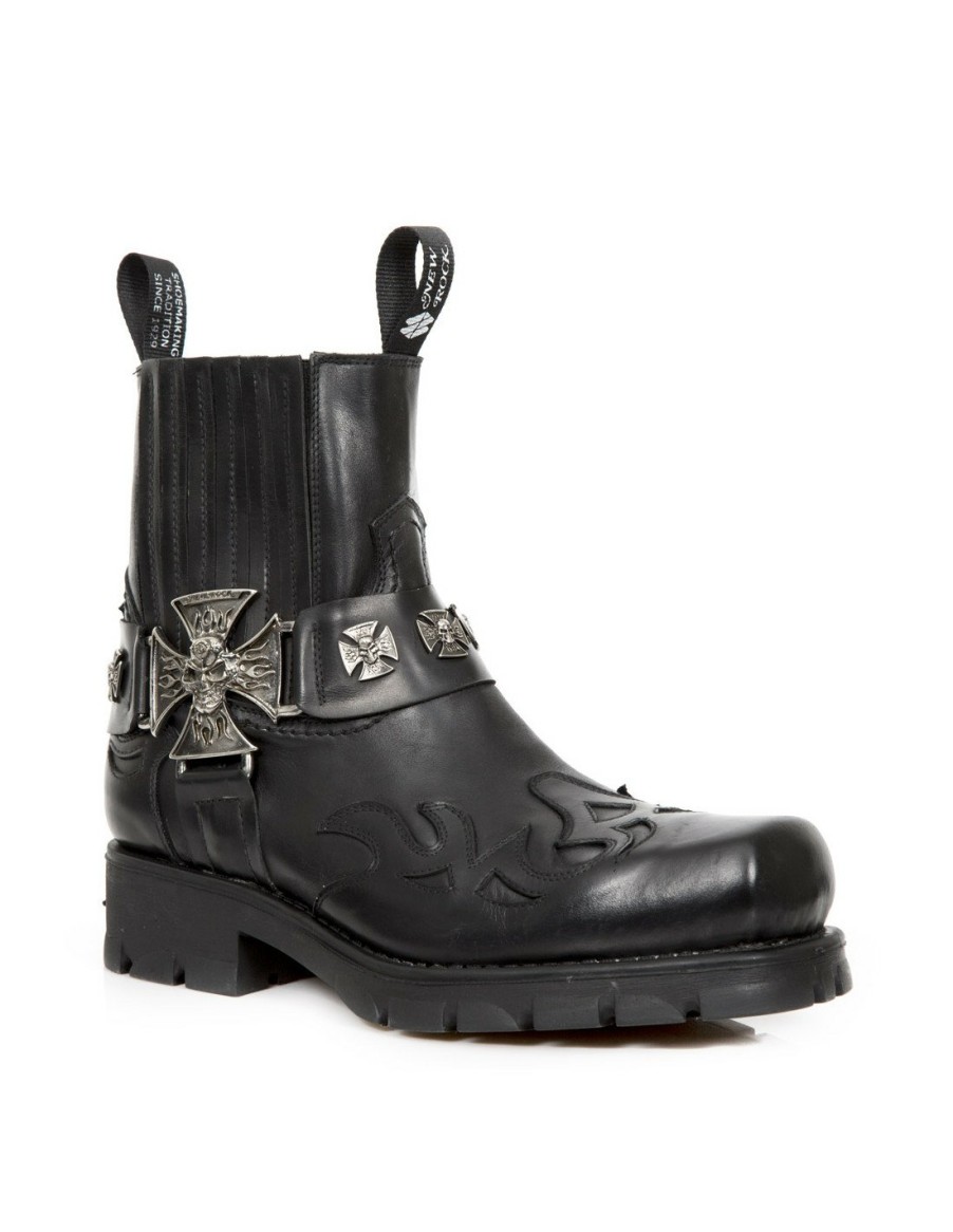 Ankle Boot Motorcycle M-7647-C1 | New Rock Best