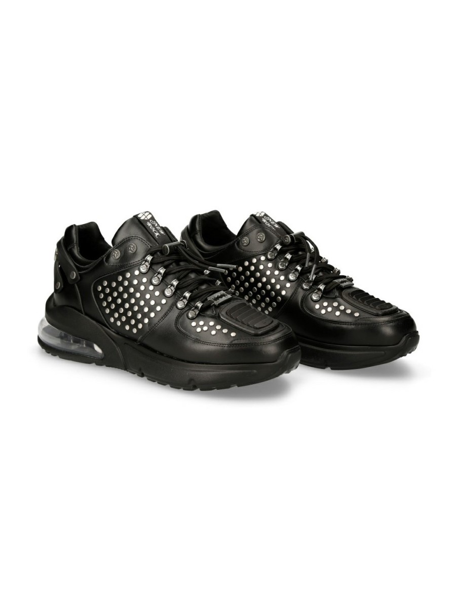 Shoe Black Extralight With Laces M-Chrono009-S1 | New Rock Best