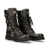 Boot Black Planing With Laces M-1473-S43 | New Rock New