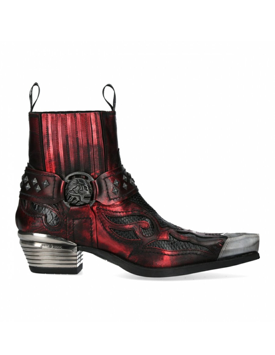 Ankle Boot West M-Wst005P-C4 | New Rock Clearance