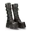 High Boot Black Imperfect M-272-C38 | New Rock Clearance