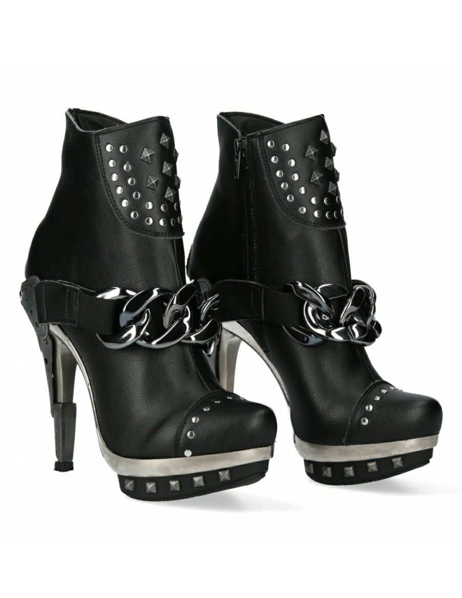 Boot Black Platf.Acero M-Punk003Cad-V1 | New Rock Wholesale