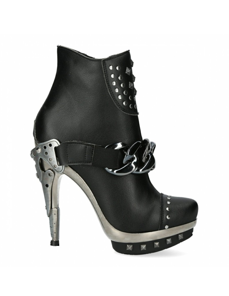 Boot Black Platf.Acero M-Punk003Cad-V1 | New Rock Wholesale