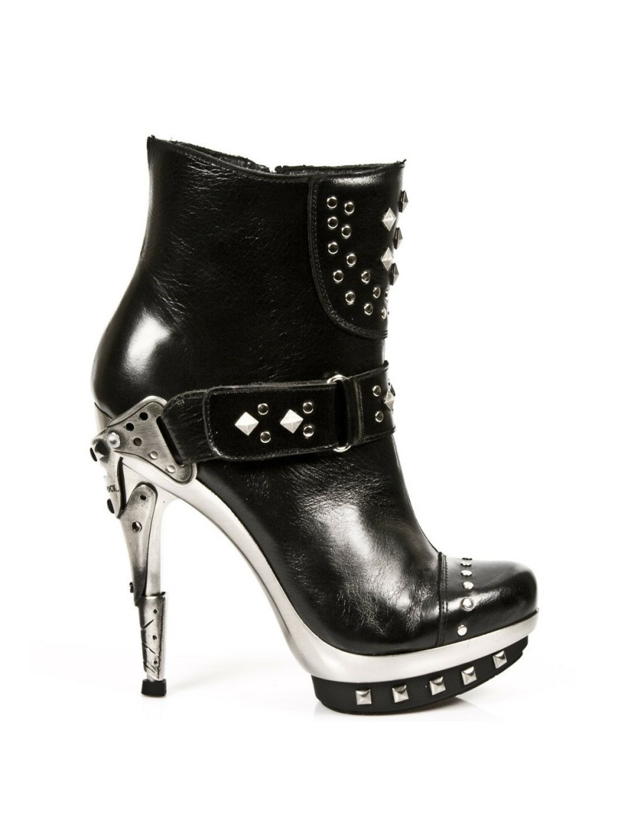 Ankle Boot Black Platf.Acero M-Punk003-C1 | New Rock Wholesale