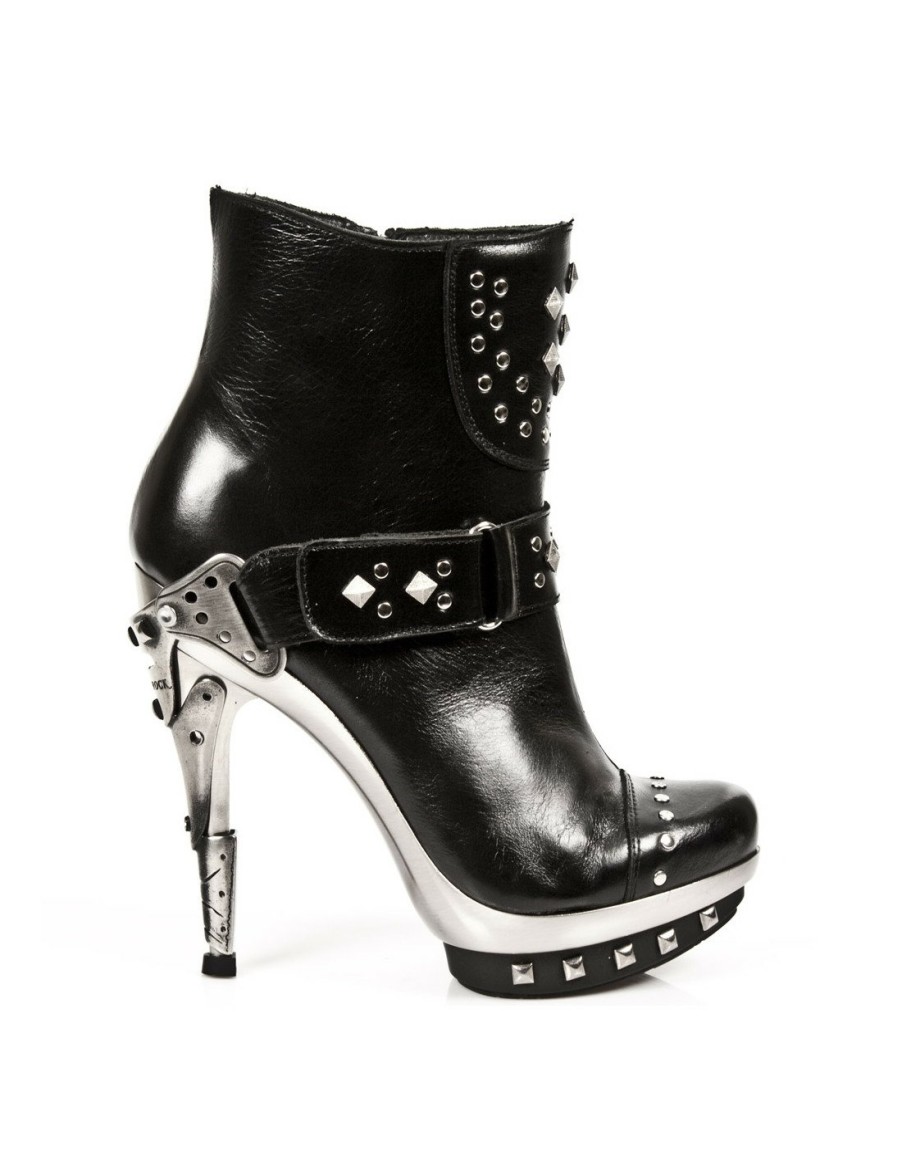 Ankle Boot Black Platf.Acero M-Punk003-C1 | New Rock Wholesale