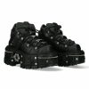 Ankle Boot Black Imperfect With Laces M-Tank006C-V1 | New Rock Online