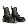 Ankle Boot Black Reactor With Laces M-Mili247-C1 | New Rock Best