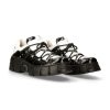 Shoe Black Tower With Laces M-Wall120N-S2 | New Rock New