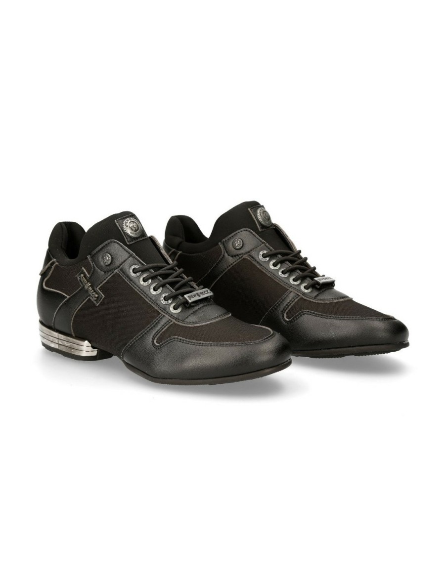 Skeaker Black Tpu With Laces M-Chrono002-V24 | New Rock Clearance