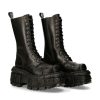 Boot Black Imperfect With Laces M-Mili211-S15 | New Rock Online