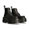 Ankle Boot Black Imperfect With Laces M-Mili215-C3 | New Rock New